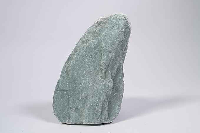 LANDEN River Slate Stone Natural Rocks(18lbs, 3~9 inches,13pcs) for Aquariums, paludariums, Terrariums, Reptile, and Amphibian Enclosures Decorative of Stream's Caves and Caverns