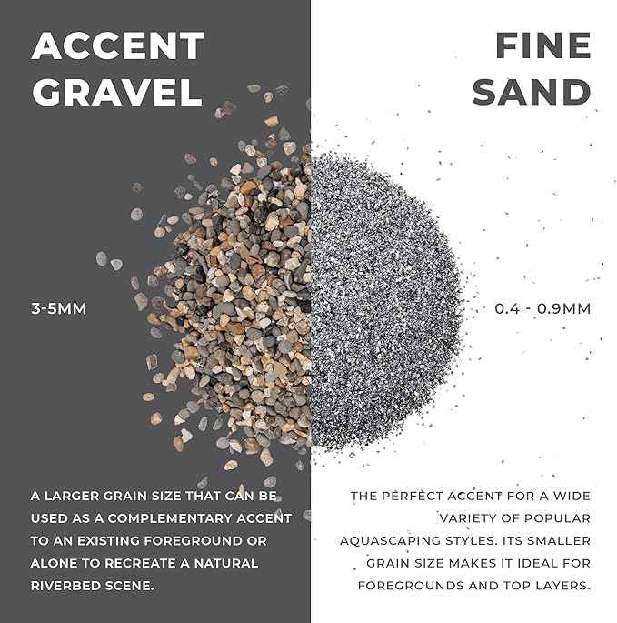 Ultum Nature Systems Controsand Maui Aquarium Gravel (8L) - Small Pebbles for Fish Tank - Planted Rocks - Substrate - Versatile Stones