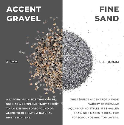 Ultum Nature Systems Controsand Maui Aquarium Gravel (8L) - Small Pebbles for Fish Tank - Planted Rocks - Substrate - Versatile Stones