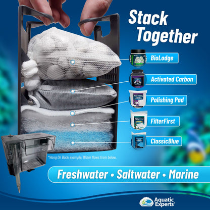 Aquarium Clarity Pro Bundle – Cloudy Water & Debris Removal with Filter Pads