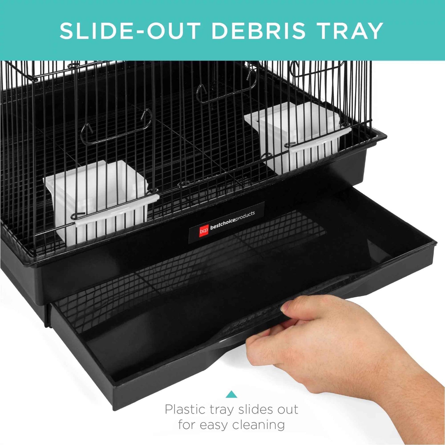 36In Indoor/Outdoor Iron Bird Cage for Parrot