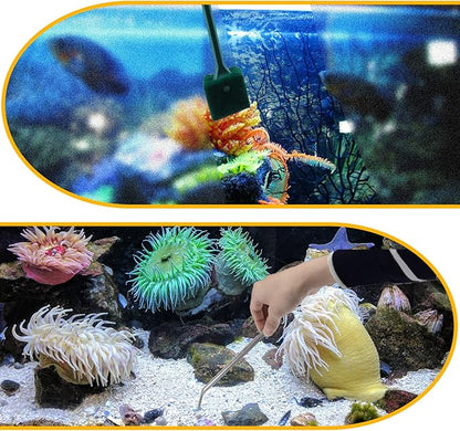 Aquarium Feeding & Maintenance Tool Bundle, 8 in 1 Aquarium Feeder Tools Kit