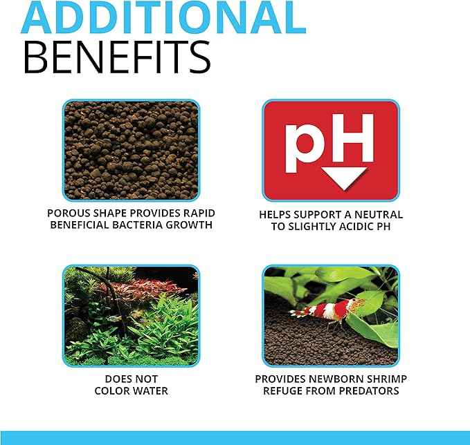 Fluval Plant and Shrimp Stratum for Freshwater Fish Tanks, 8.8 lbs. – Aquarium Substrate for Strong Plant Growth, Supports Neutral to Slightly Acidic pH