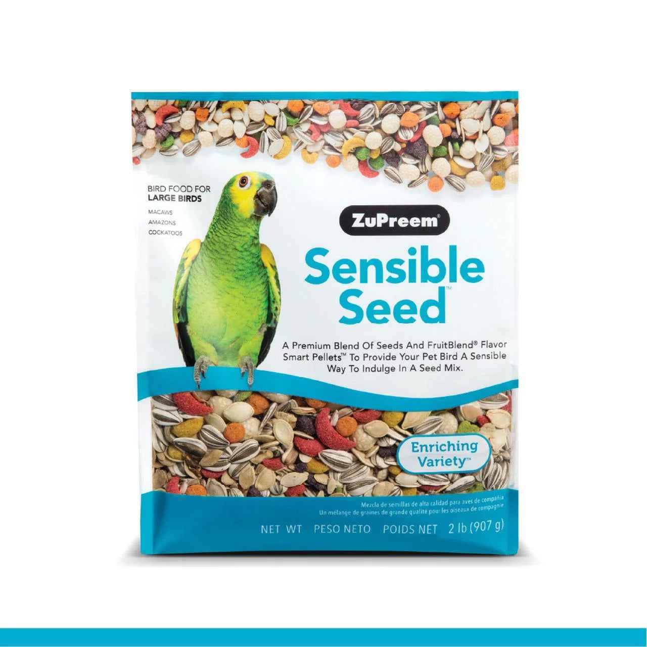 ZuPreem Sensible Seed® Bird Food for Large Birds 2 Lb