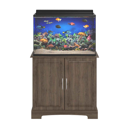 Alta Vista 29 - 37 Gallon Aquarium Stand, Rustic Oak