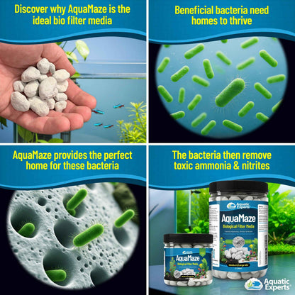 AquaMaze Aquarium Bio Media – Filter for Freshwater & Saltwater