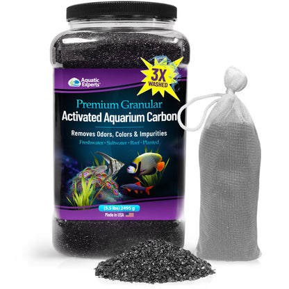 Activated Carbon - Aquarium Filter Charcoal Media for Odor Removal