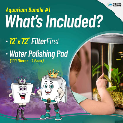 Aquarium Clarity Starter Bundle – Filter Pad + Polishing Pad