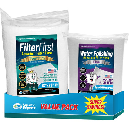 FilterFirst Aquarium Filter Floss Pad for Clear Water