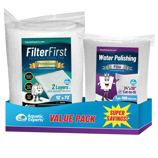 Aquarium Clarity Starter Bundle – Filter Pad + Polishing Pad