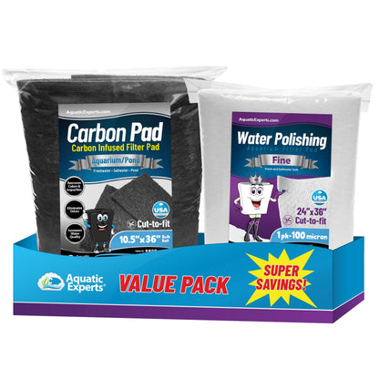 Activated Carbon Filter Pad – Premium 3/8"–1/2" Thick Media