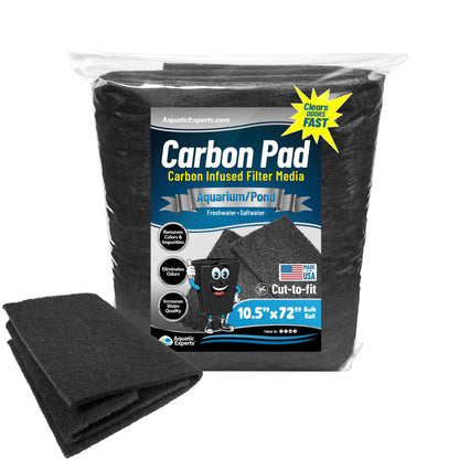 Activated Carbon Filter Pad – Premium 3/8"–1/2" Thick Media
