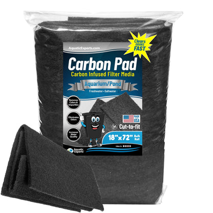 Activated Carbon Filter Pad – Premium 3/8"–1/2" Thick Media
