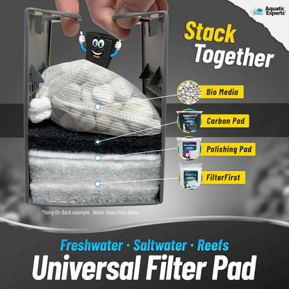 Activated Carbon Filter Pad – Premium 3/8"–1/2" Thick Media