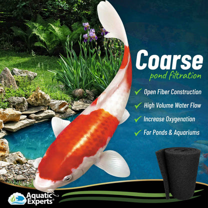 Clear & Healthy Pond Bundle - Carbon Filter, Bio Balls & Pad Kit
