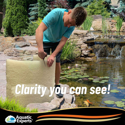 Clear & Healthy Pond Bundle - Carbon Filter, Bio Balls & Pad Kit