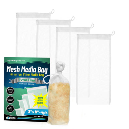 Aquarium Filter Bag – Extra Fine Mesh with Drawstring