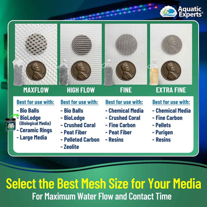 Aquarium Filter Bag – Extra Fine Mesh with Drawstring