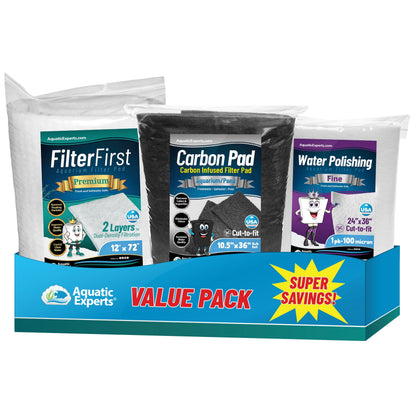 FilterFirst Aquarium Filter Floss Pad for Clear Water