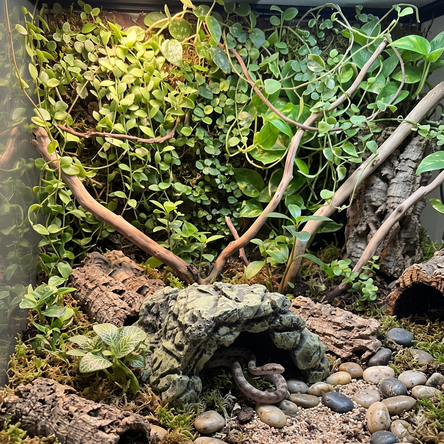 Naturalistic Resin Rock Hide Cave