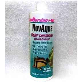 Novaqua Water Conditioner Aquariums & Ponds Fresh Saltwater 16oz.