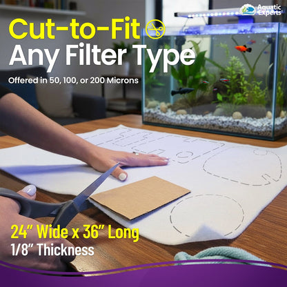 Aquarium Polishing Pad 24x36 Cut-to-Fit for Crystal Clear Water