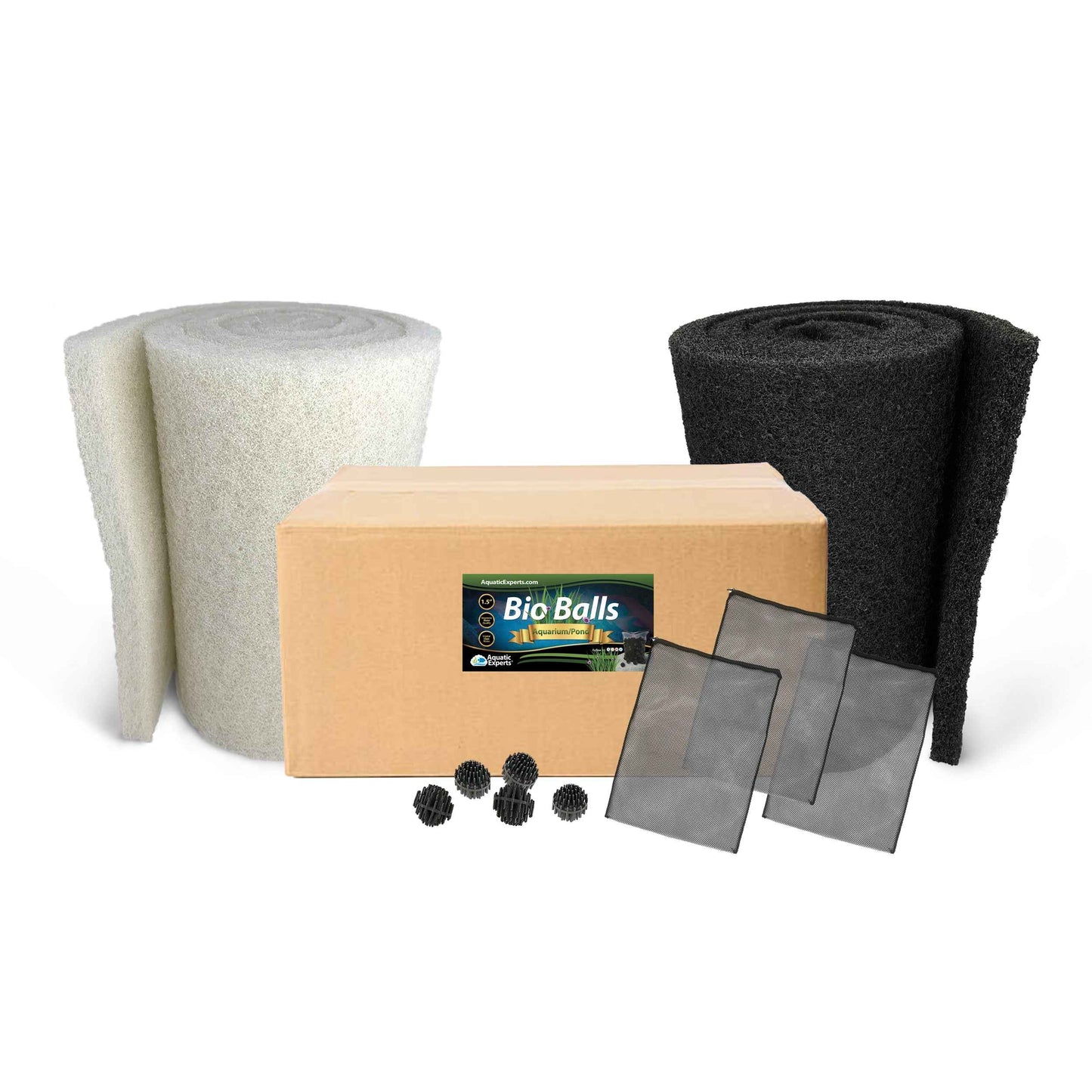 Total Pond Purification Bundle – Filter Pads & Bio Balls Kit