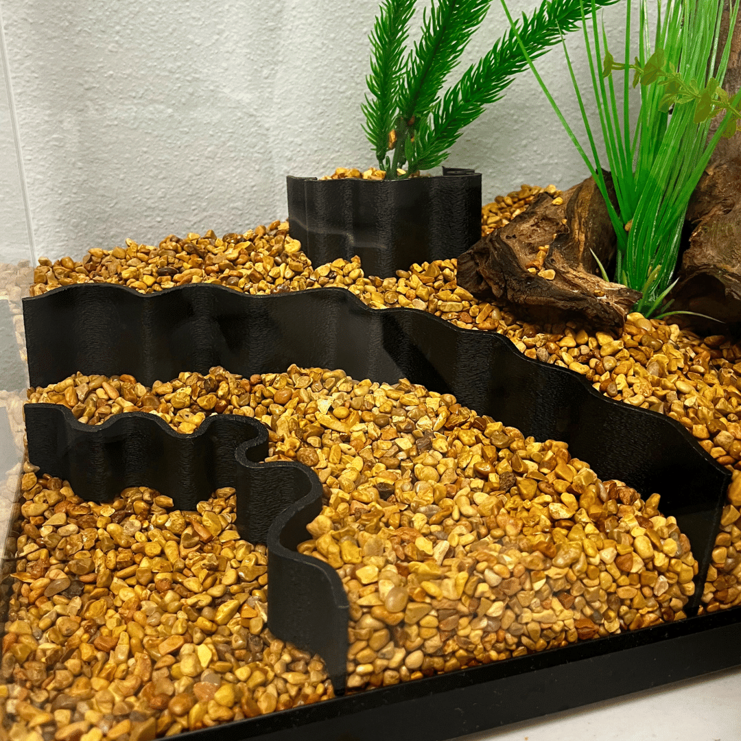 Aquarium or Terrarium Substrate Cliffs Combo Pack | Separate Substrate Layers in Aquariums or Terrariums to Create Cliffs & Depth