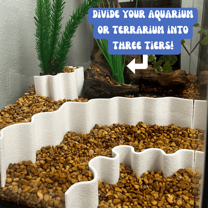 Aquarium or Terrarium Substrate Cliffs Combo Pack | Separate Substrate Layers in Aquariums or Terrariums