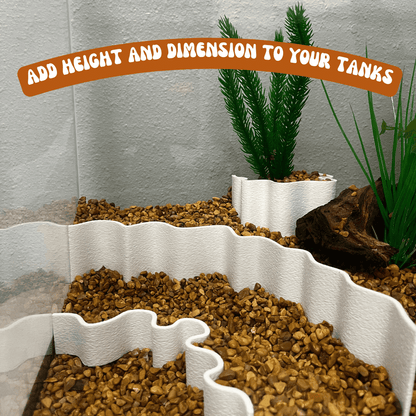 Aquarium or Terrarium Substrate Cliffs Combo Pack | Separate Substrate Layers in Aquariums or Terrariums