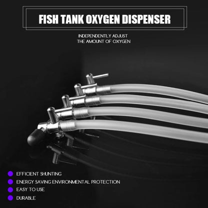 2-Way Stainless Steel Aquarium Airline Control Valve Splitter