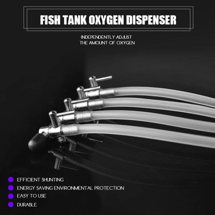 10-Way Stainless Steel Aquarium Airline Control Valve Splitter