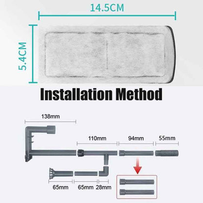 Jeneca XP-11 Small Aquarium External Waterfall Filter, CN Plug