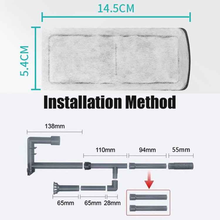 Jeneca XP-13 Small Aquarium External Waterfall Filter, CN Plug
