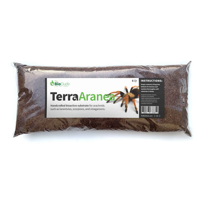 The Bio Dude - Terra Aranea Substrate for Tarantulas 6 qt - The Ultimate Invert Bioactive Substrate - DS