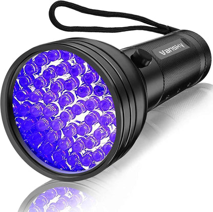 UV Blacklight, 51 LED Pet Urine & Stain Detector, Bed Bug & Scorpion Finder