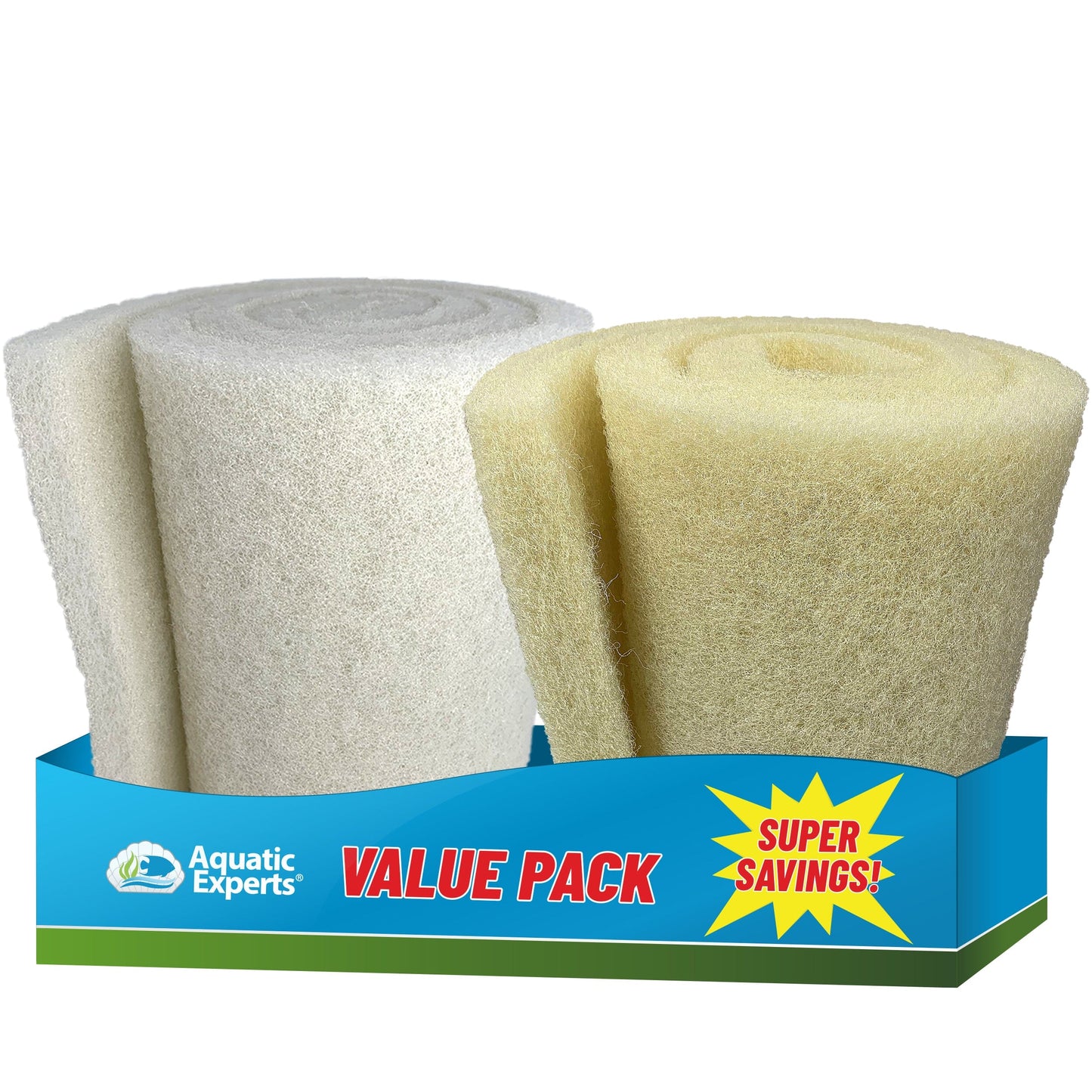 Koi Pond Filter Pad FINE - White Bulk Roll Ultra-Durable Media