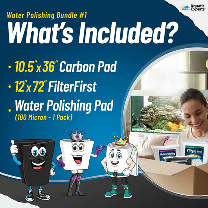 Aquarium Clarity Ultimate Bundle – Carbon & Filter Pads