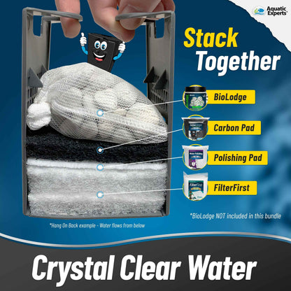 Aquarium Clarity Ultimate Bundle – Carbon & Filter Pads