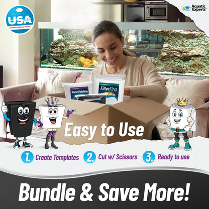 Aquarium Clarity Ultimate Bundle – Carbon & Filter Pads