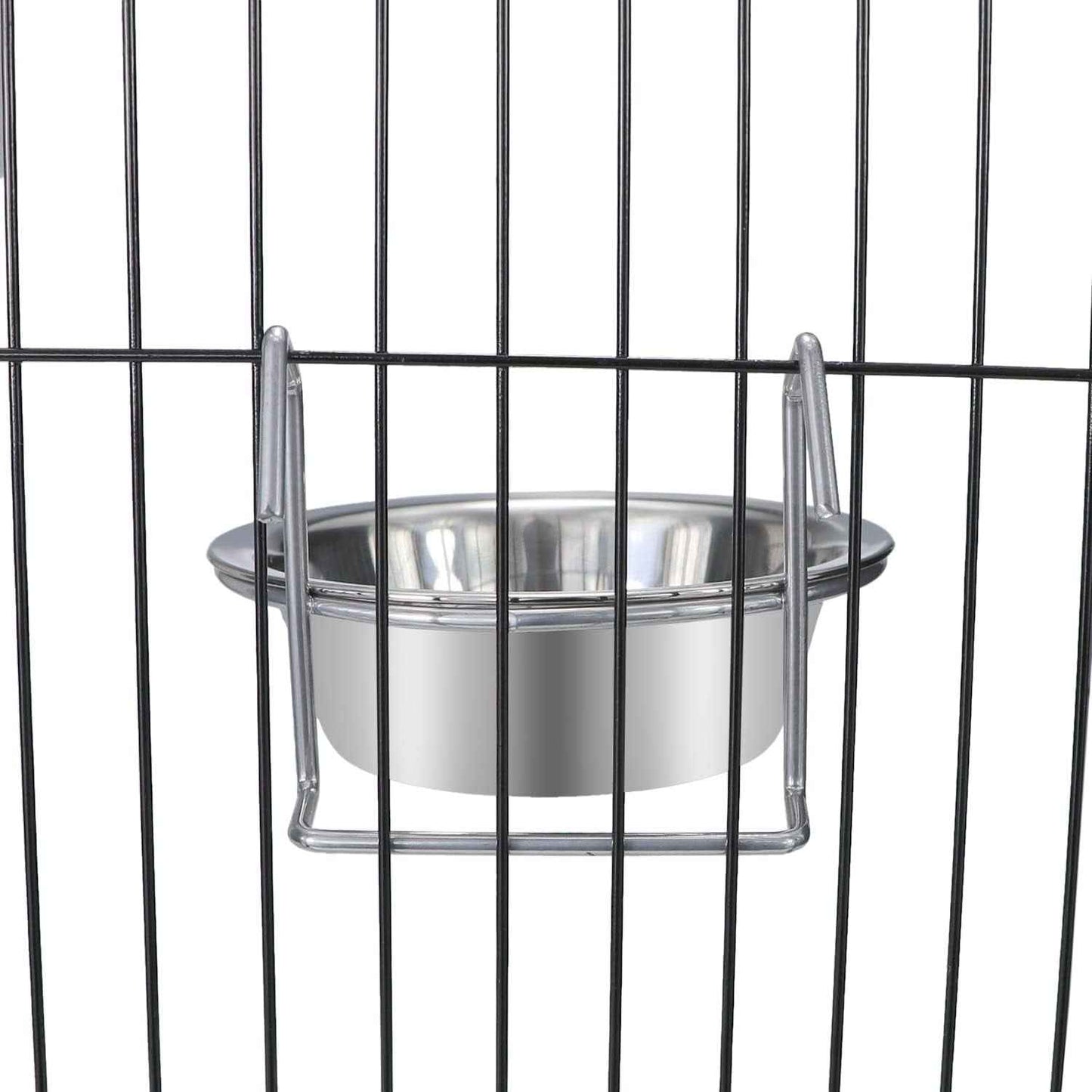 Pet Bowl Stainless Steel Hanging Food Water Bowls