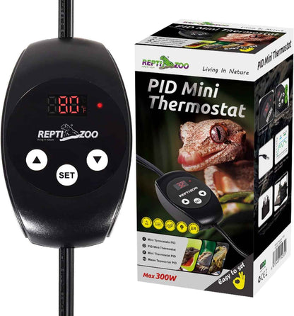 Reptile Thermostat PID Dimming Controller Digital Heat Lamp Temp Control 300W