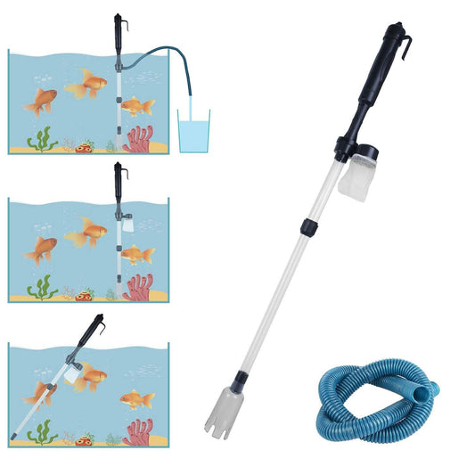 Battery-Operated Aquarium Vacuum Gravel Cleaner - Scholarly Exotics LLC
