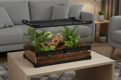 Glass Terrarium – 360° Clear-View