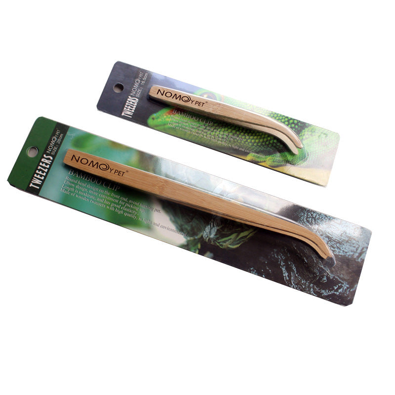 Bamboo Reptile Feeding Tongs