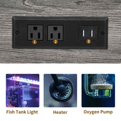 40-50 Gallon Fish Tank Stand with Power Outlets