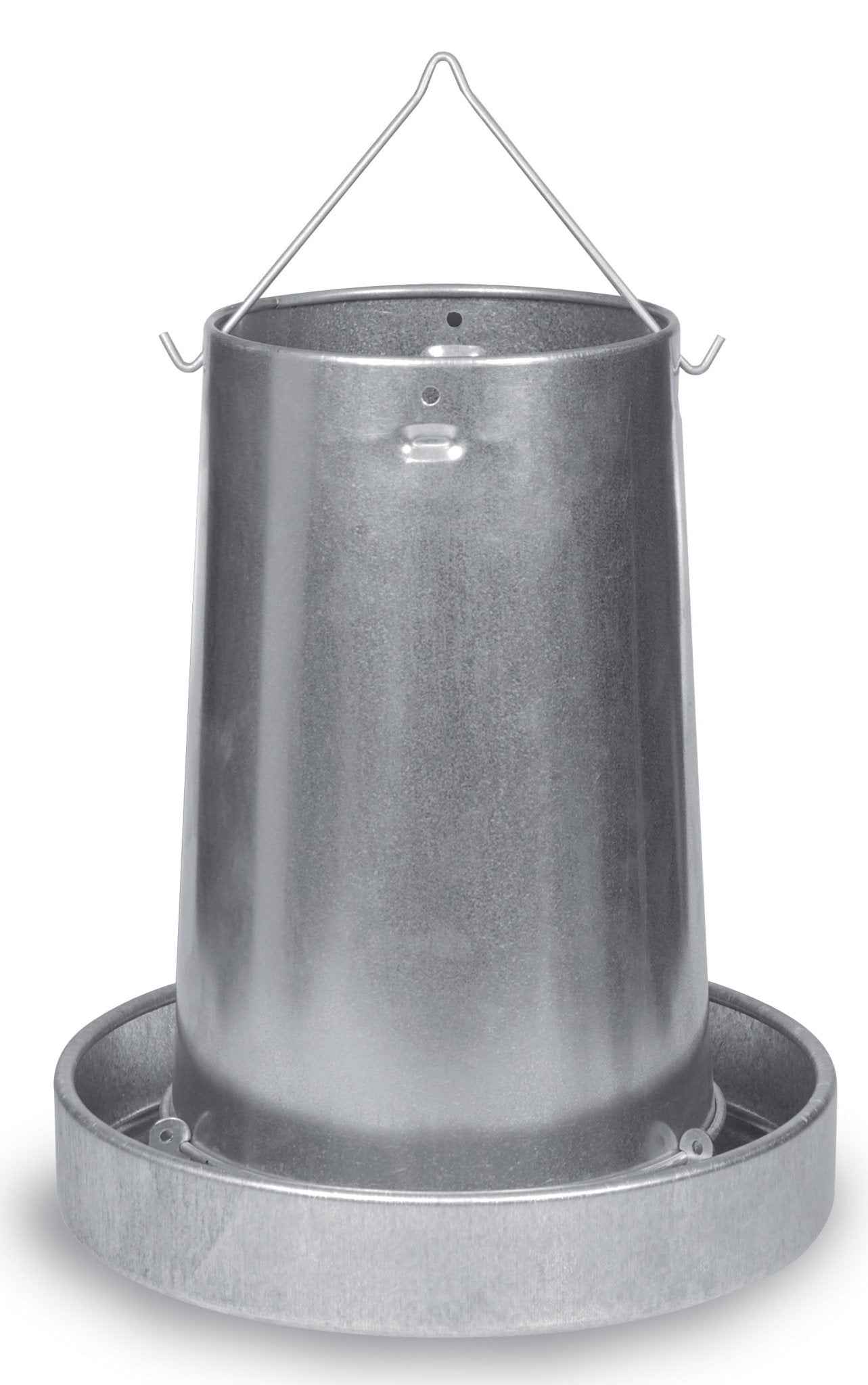 Hanging Galvanized Metal Chicken Feeder & Accessories