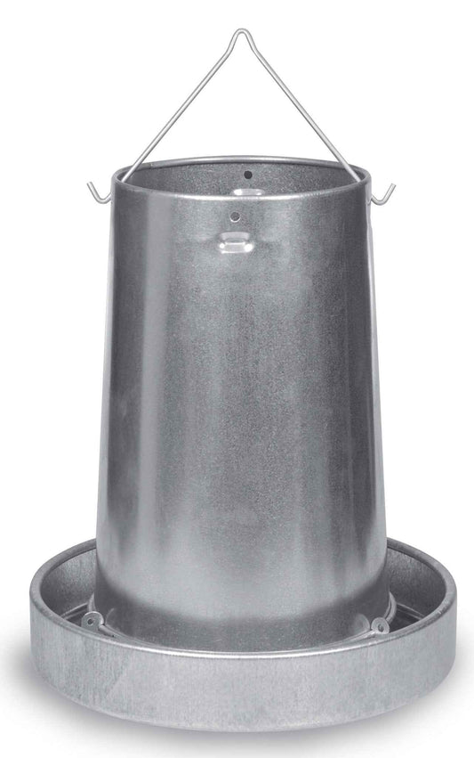 Hanging Galvanized Metal Chicken Feeder & Accessories