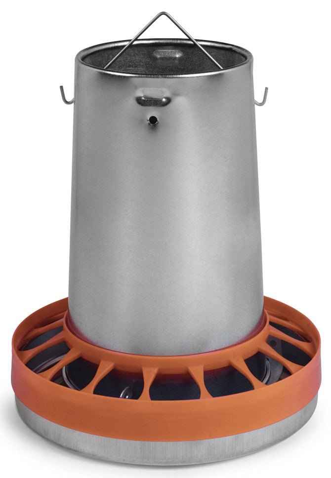Hanging Galvanized Metal Chicken Feeder & Accessories
