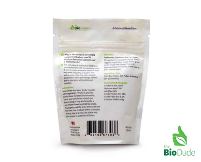 The Bio Dude - Pollen Power - Premium Bee Pollen Supplement - DS